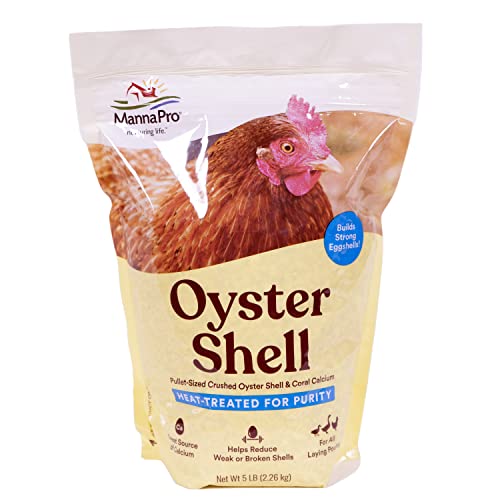 Oyster Shell Calcium Supplement for Laying Chickens - 5 lbs