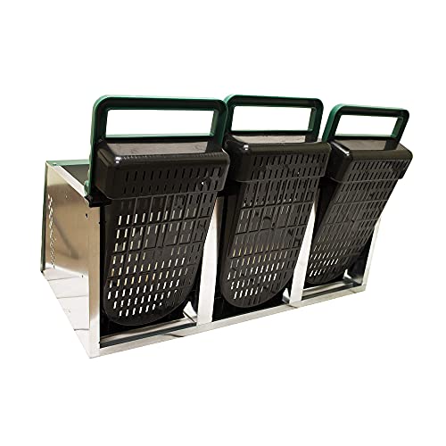 3 Compartment Roll Out Nesting Box for Chickens