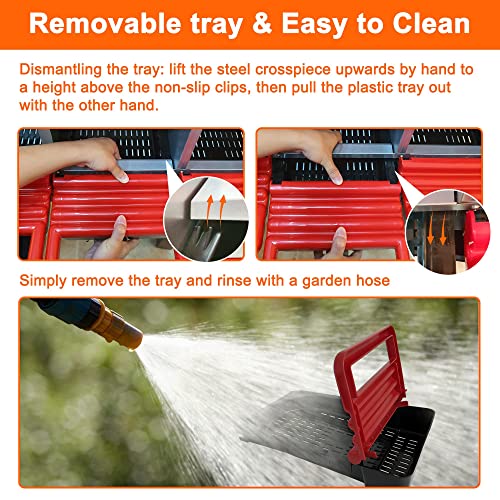 ZenxyHoC 3 Hole Chicken Nesting Box with Perch