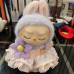 For 17cm Labubu Doll Outfit Wrinkled Skirt Flower Hairpin Set Fisherman Hat Labubu Clothes Ropa Labubu