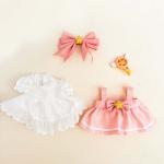 Labubu Mini Plush Doll Outfit Party Accessories Set