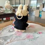 Labubu Bear Hat and Sweater Doll Outfit Set