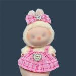 Adorable 17cm Labubu Doll Retro Skirt Set