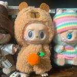 Cute Mini Plush Doll Clothes for Labubu Dolls