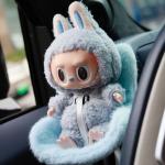 Cute Car Seat for Labubu Dolls with Aromatherapy