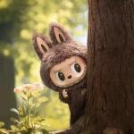 Pop Mart Original Labubu Zimomo Archangel and The Great Leader Series Vinyl Figurine Blind Box Cute  Figurines of Xmas Gifts