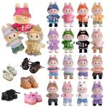 6.7inch labubu Clothing Accessories Set Hat + Clothes + (pants or skirt) Doll Clothes Suitable for Fashion Plush Dolls shoes