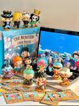 Genuine The Monsters Labubu One Piece Series Blind Box Figurine Labubu Mystery Box Anime Figure Trendy Collection Kids Xmas Gift