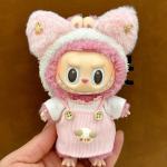 Doll Clothes For 15-17CM I II III Labubu Outfits Mini Plush Cotton Idol Doll Universal Clothing Sitting Party Accessories Gifts