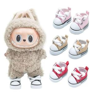 For LABUBU Leather Shoes Suitable for 17cm Cotton Dolls Shoes Boots Toys Casual Sports Shoes Dolls Accessories DIY Doll Toys