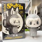 In Spot Labubu The Monsters Mega 400% Sketch Action Figures Labubu Collection Figurine Model Toy Customized Birthday Xmas Gift