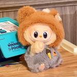 Cute Mini Plush Doll'S Clothes Outfit Only Clothing Accessories For 17cm Labubu Dolls 7 styles of animals Set DIY Kids Gifts