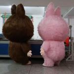 Labubu Inflatable Bunny Mascot Costume for Events