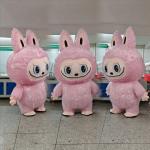 Labubu Inflatable Bunny Mascot Costume for Events
