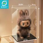 Clear Acrylic Display Case for Labubu Dolls