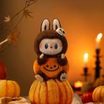 Labubu Halloween Pumapkin Vinyl Plush Pendant