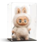 Clear Acrylic Display Case for Labubu Dolls