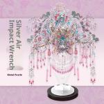 P0ink Dai Phoenix Crown Handmade Headpiece Labubu Accessory