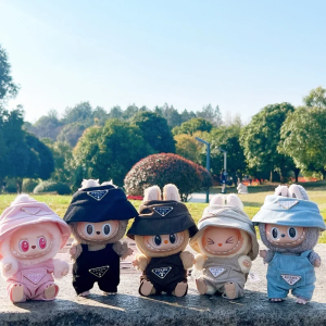 Labubu Doll Corduroy Outfit with Hat and Shoes