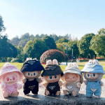 Labubu Doll Corduroy Outfit with Hat and Shoes