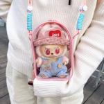 Labubu Plush Doll Shoulder Bag with Rope