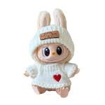 17cm Labubu Idol Doll Plush Outfit Accessories