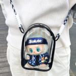 Labubu Plush Doll Shoulder Bag with Rope