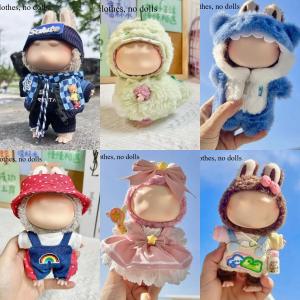 Cute Kawaii Shark Onesie for 17cm Mini Doll