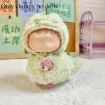 Cute Kawaii Shark Onesie for 17cm Mini Doll