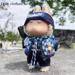 Cute Kawaii Shark Onesie for 17cm Mini Doll