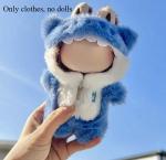 Cute Kawaii Shark Onesie for 17cm Mini Doll