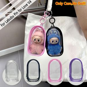 Clear Protective Case for Labubu Pin and Accessories