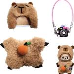 Labubu 17CM Capibara Doll Clothes Jumpsuit Set