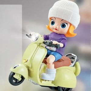 Labubu Doll Mini Electric Motorcycle with Lights and Music
