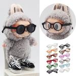 6.5cm Clear Plastic Sunglasses for Labubu Dolls