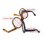 6.5cm Clear Plastic Sunglasses for Labubu Dolls