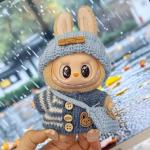 Labubu Doll Clothes Set with Accessories and Bag