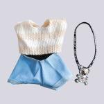 Kawaii Sakura Dress for Labubu Idol Dolls