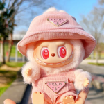 Labubu Doll Corduroy Outfit with Hat and Shoes