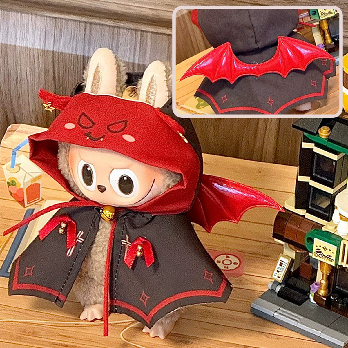 Adorable Little Devil Outfit Set for Labubu Dolls