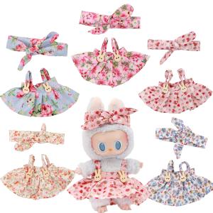 Labubu Doll Outfit Set with Skirts and Accessories
