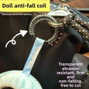 Labubu Silicone Rope Keychain Anti-Drop Protection