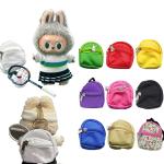 Labubu Canvas Doll Backpack for Plush Dolls