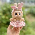 Labubu Mini Plush Doll Outfit Party Accessories Set