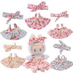 Labubu Doll Outfit Set with Skirts and Accessories