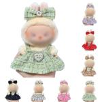 Adorable 17cm Labubu Doll Retro Skirt Set
