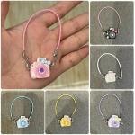Cute Mini DIY Camera Plush Toy for Labubu Dolls