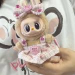 Labubu Mini Plush Doll Outfit for Kpop Fans