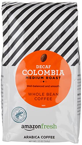 AmazonFresh Decaf Colombia Medium Roast Coffee Beans