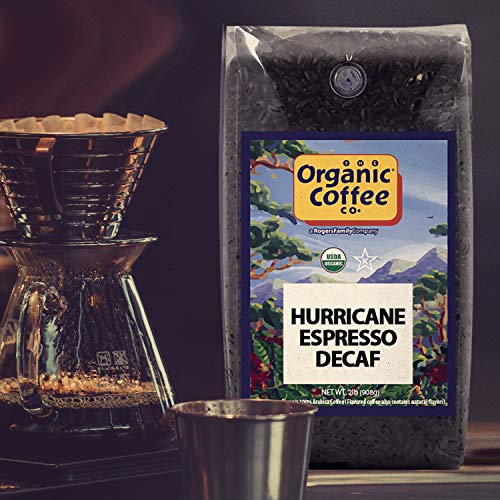 Organic Decaf Hurricane Espresso Coffee Beans 2lb